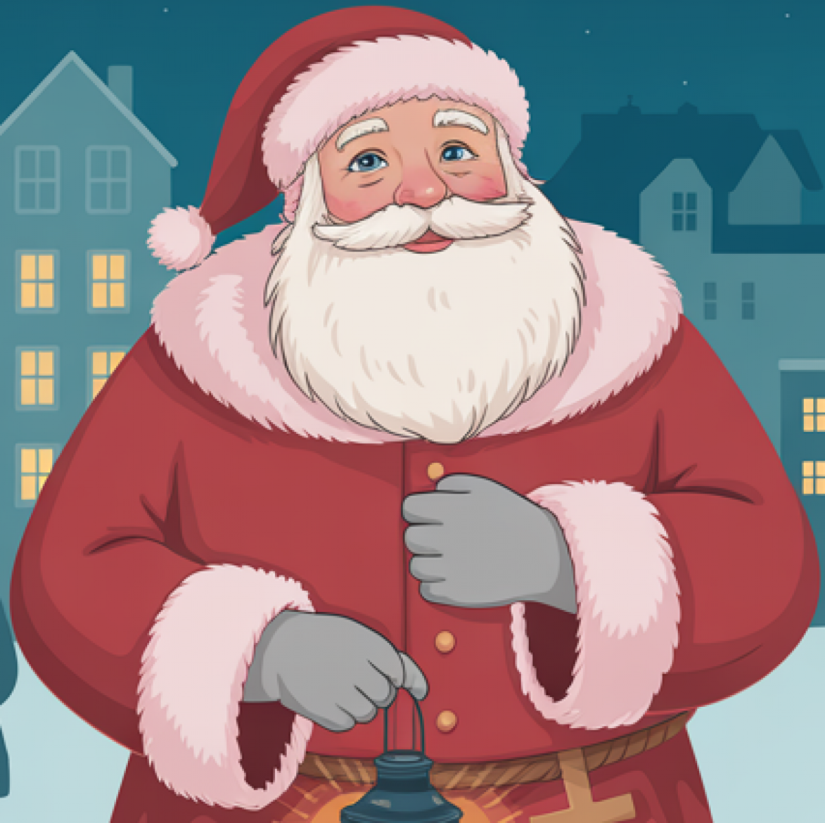 weihnachtsmann auf stadttour – 24 begegnungen im advent