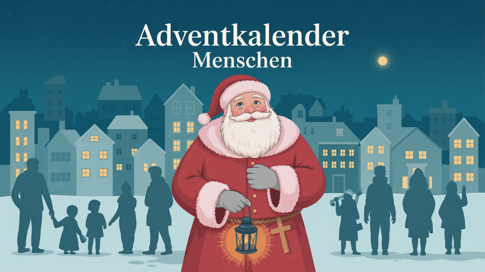 weihnachtsmann auf stadttour – 24 begegnungen im advent